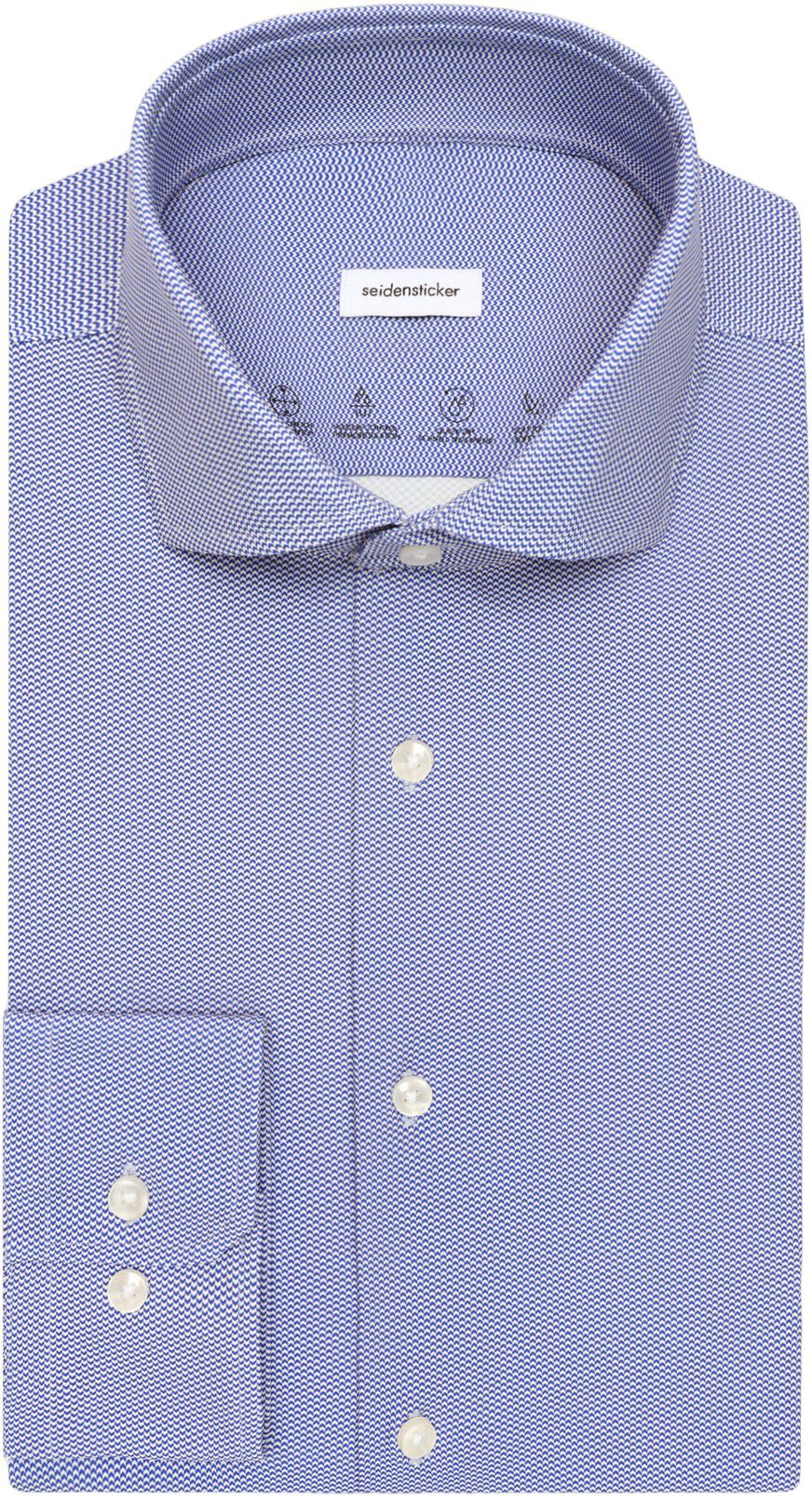 Performance shirt Slim 1/1 Kent-Collar Print