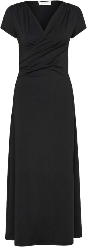 RWBillie Capsleeve Wrap Long Dress
