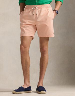 REC POLY SEERSUCKER-TRAVELER SHORT
