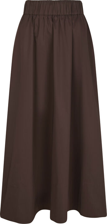 Yara Long Poplin Skirt