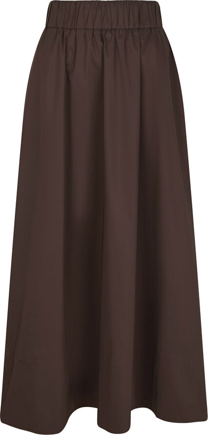 Yara Long Poplin Skirt