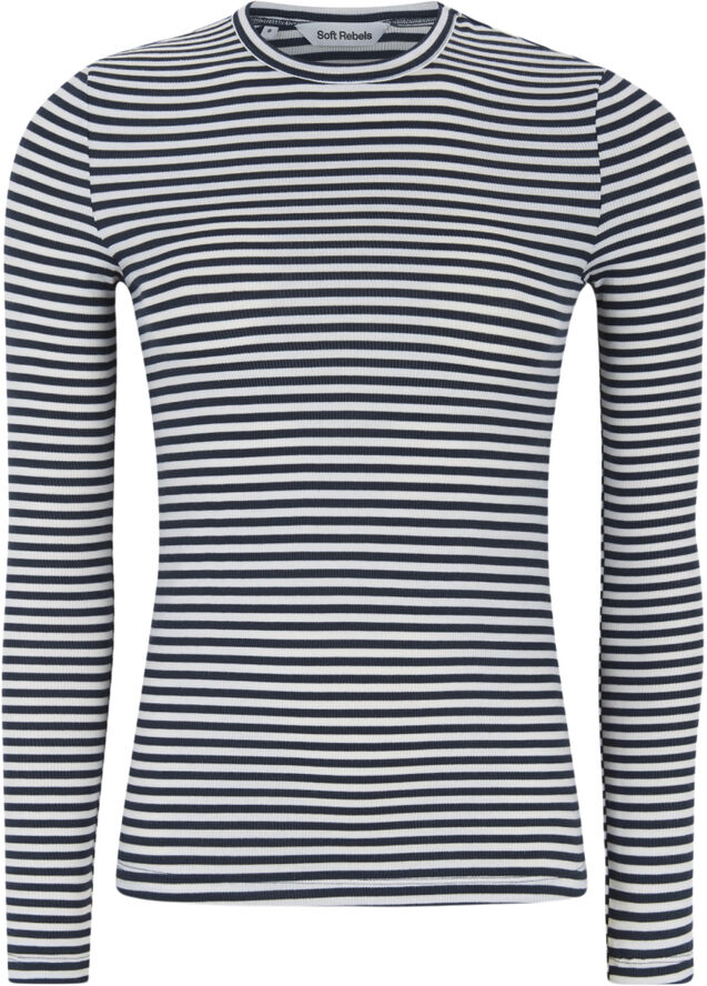 SRFenja Stripe O-neck Top