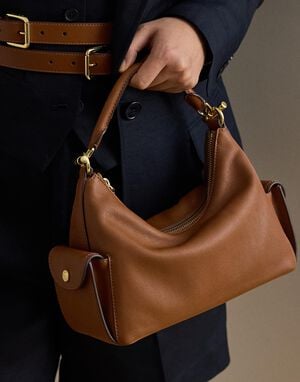 Nappa Leather Small Blaike Shoulder Bag