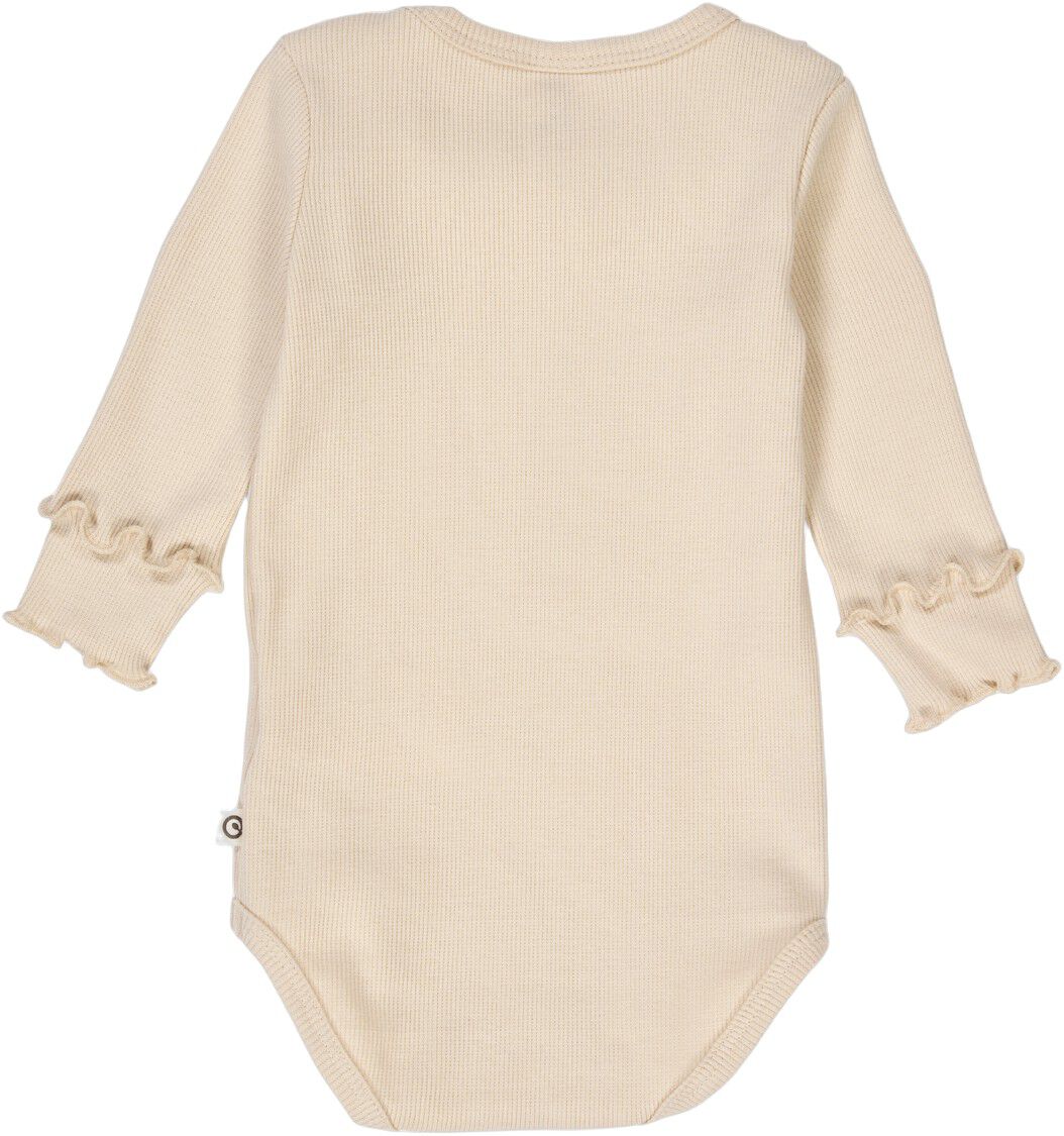 Cozy me rib frill collar l/s body