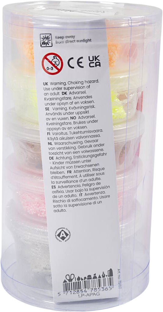 Stone Clay Mix, r&oslash;d/orange harmoni