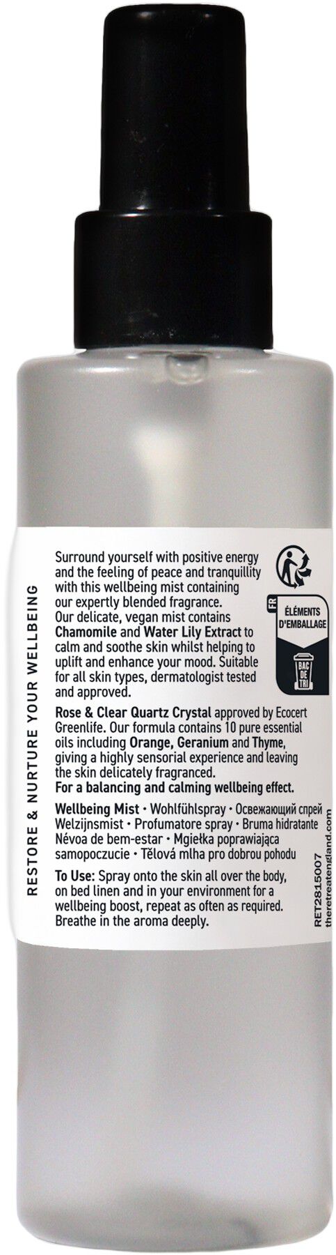 The Retreat Energising Wellbeing Mist