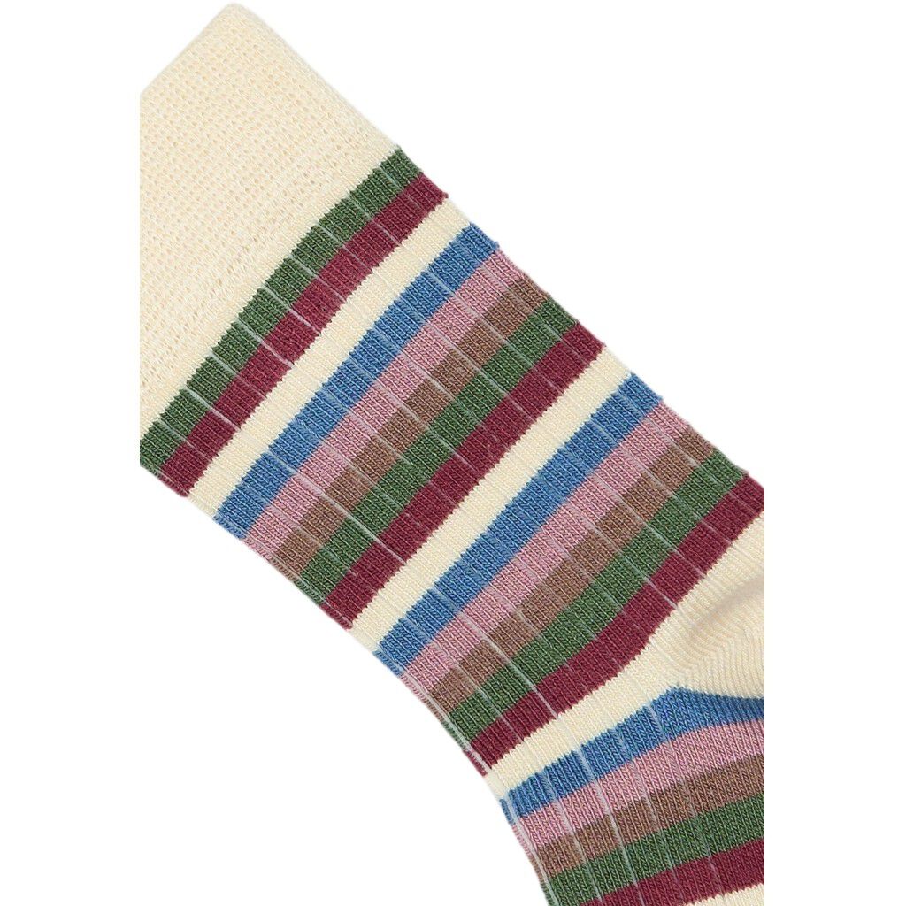 Minipop Bamboo Multi Stripe-sokker