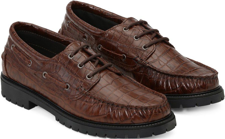 Taylor Croco Boat Shoe