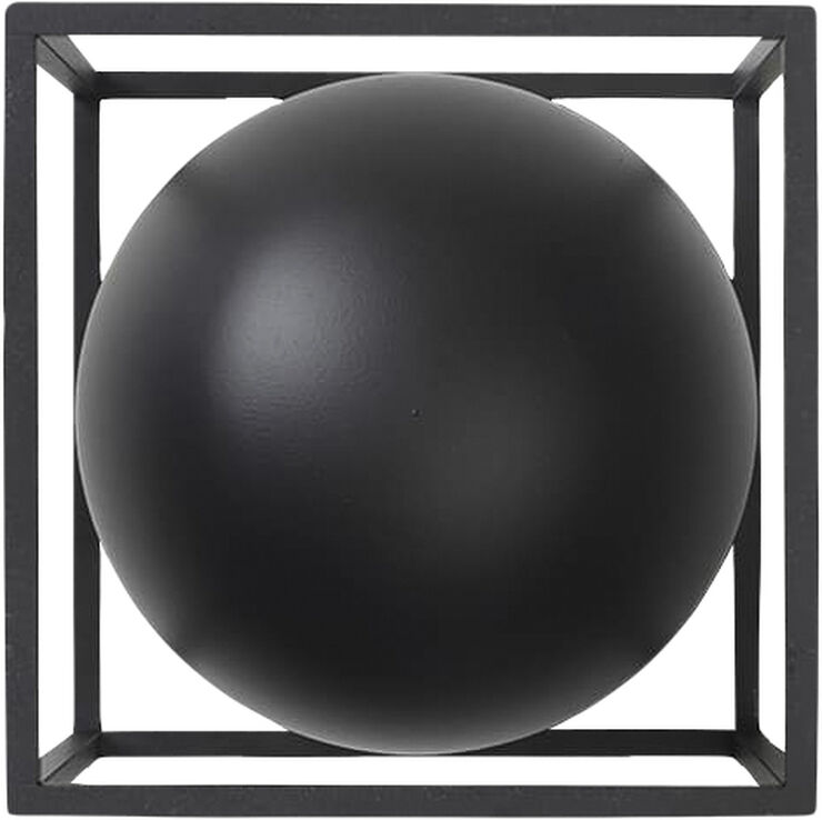 Kubus Flowerpot 14, Black