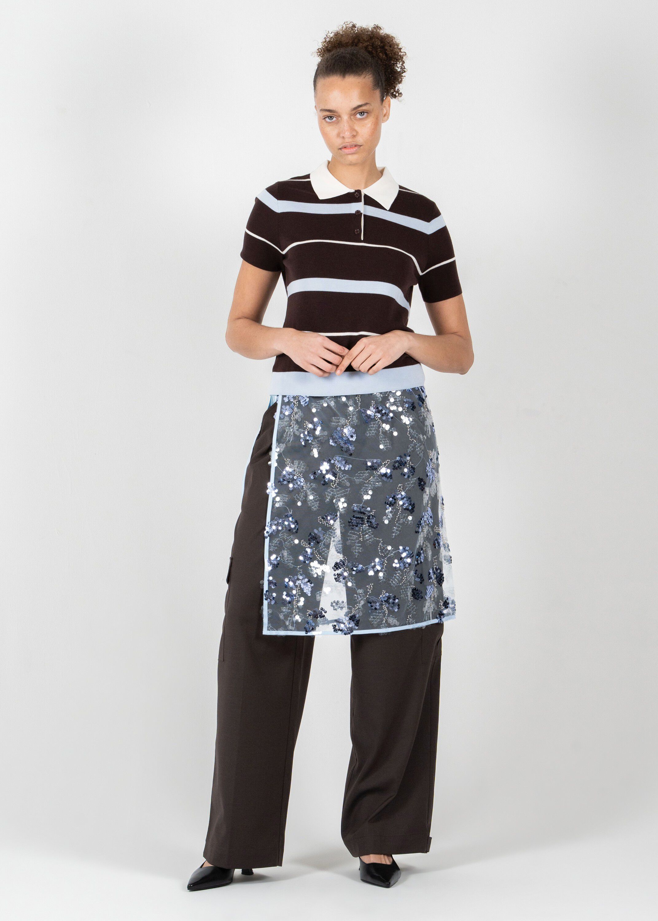 Merino Wool Knit Polo