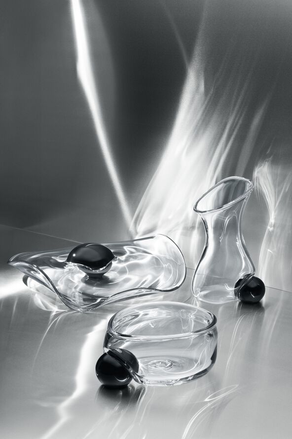 Silhouette Vase H36 cm klar