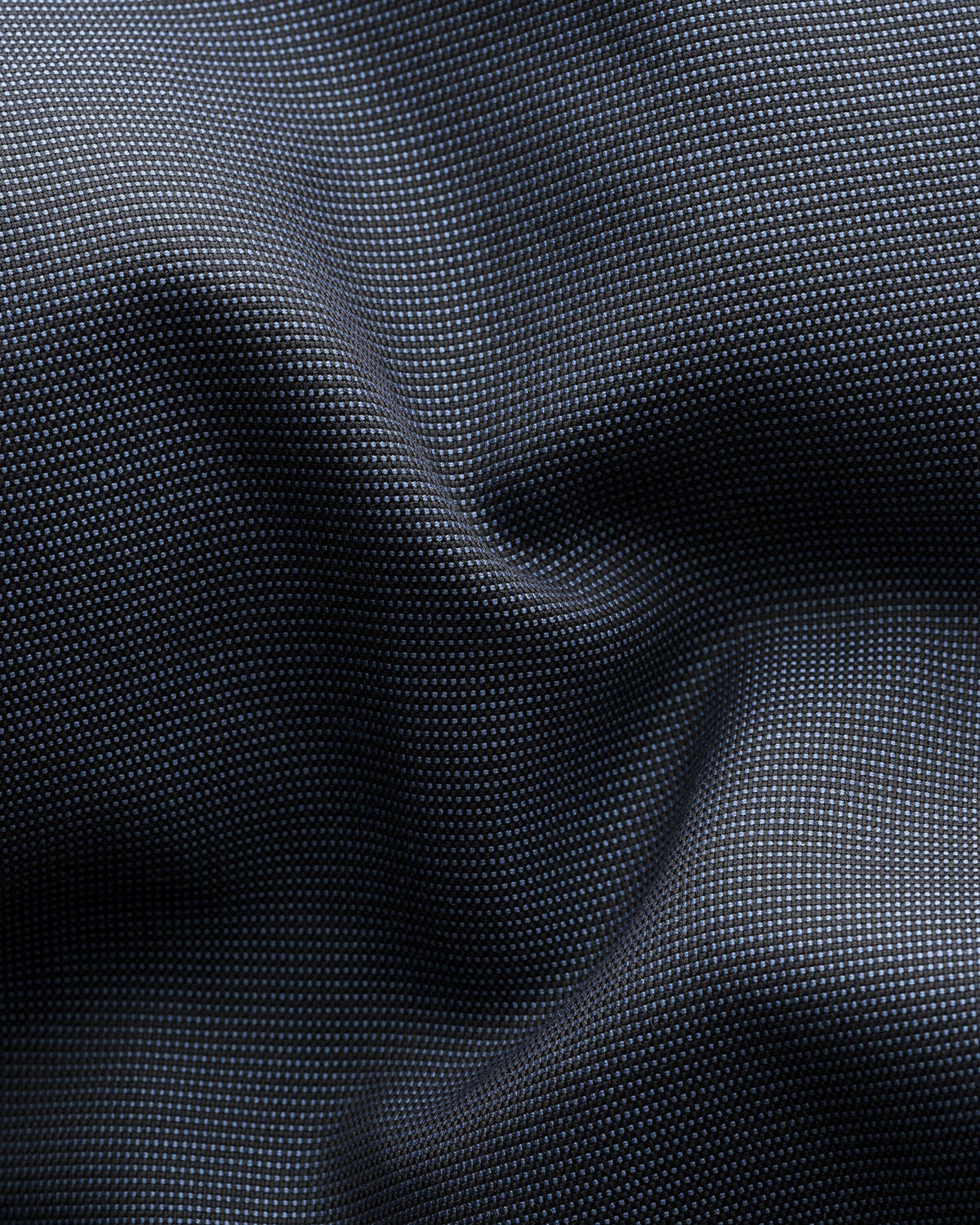 Contemporary Fit Navy Blue Semi Solid Signature Dobby Shirt