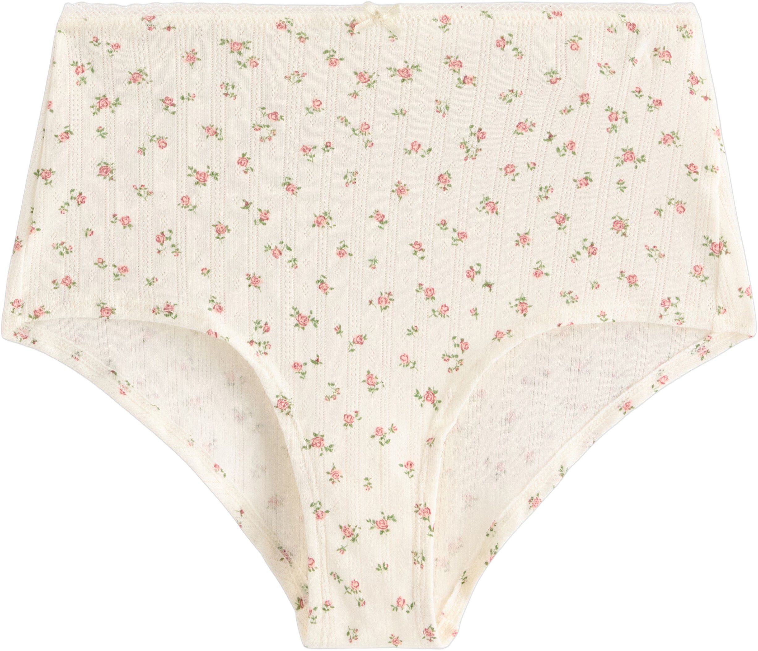 Trusser i pointelle med h&oslash;j talje,