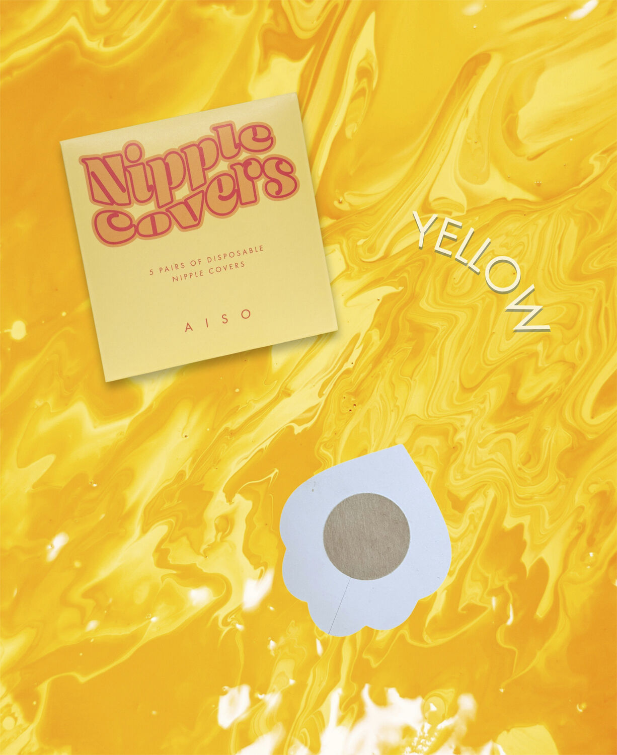 AISO Nipple Covers Yellow Nilla