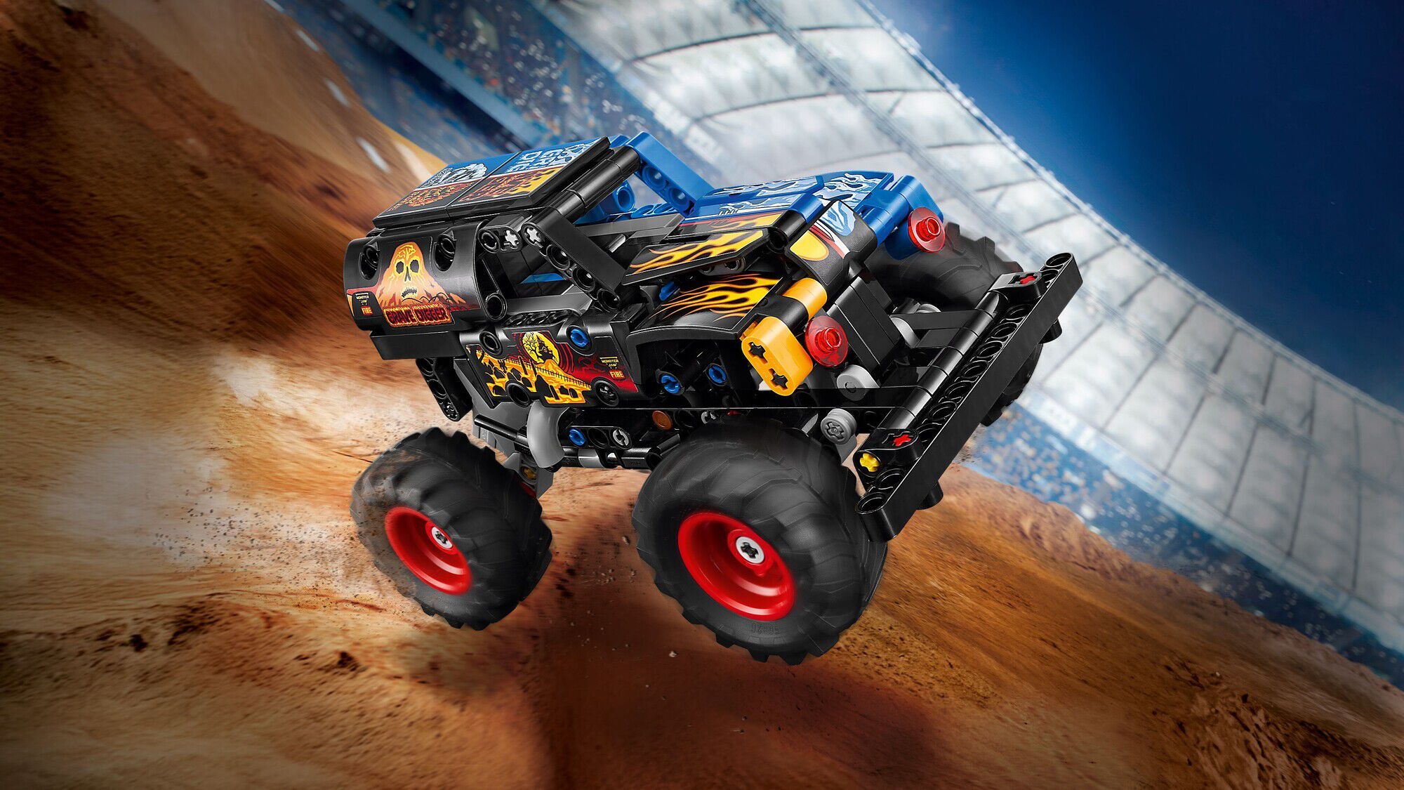 Monster Jam Grave Digger Fire and Ice 42219