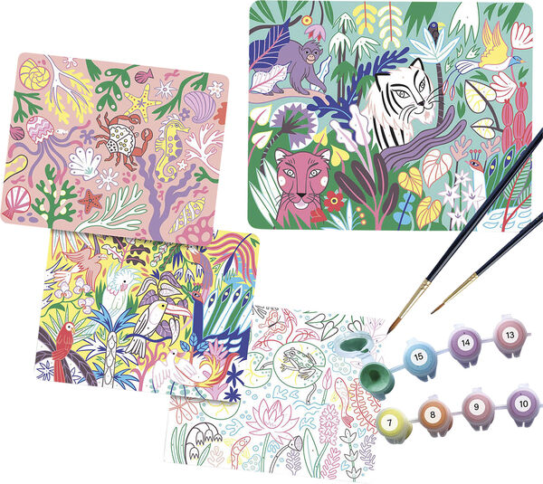 Auzou - Mal efter nummer - Den vilde natur