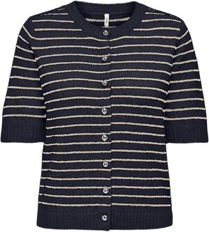 ONLCHESTER LIFE SS STRIPE CARDI CC