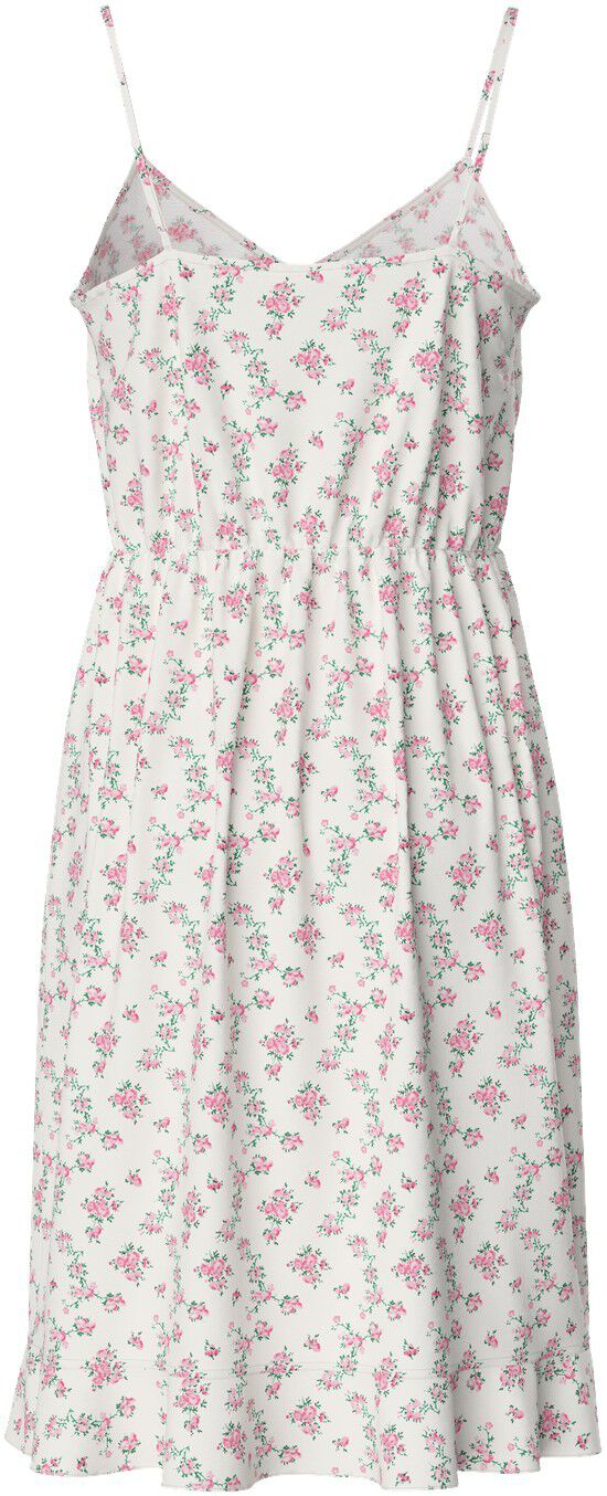 PCNYA STRAP FLOUNCE DRESS WVN BC