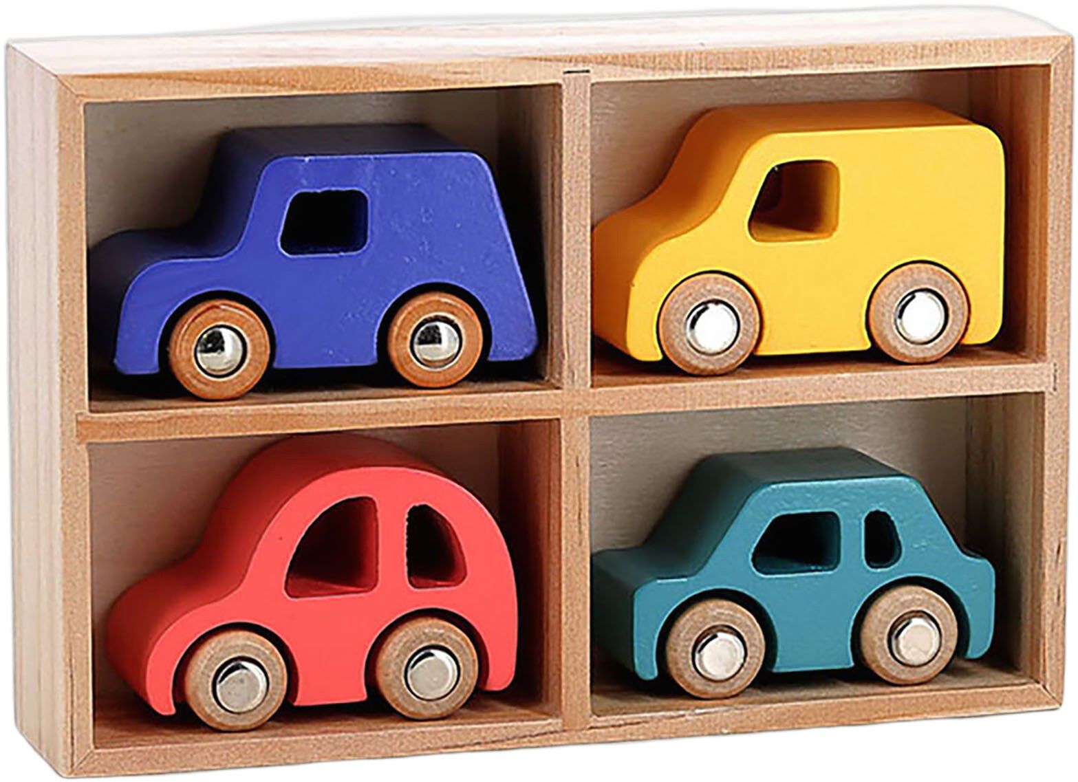 Vilac - By biler - S&aelig;t med 4