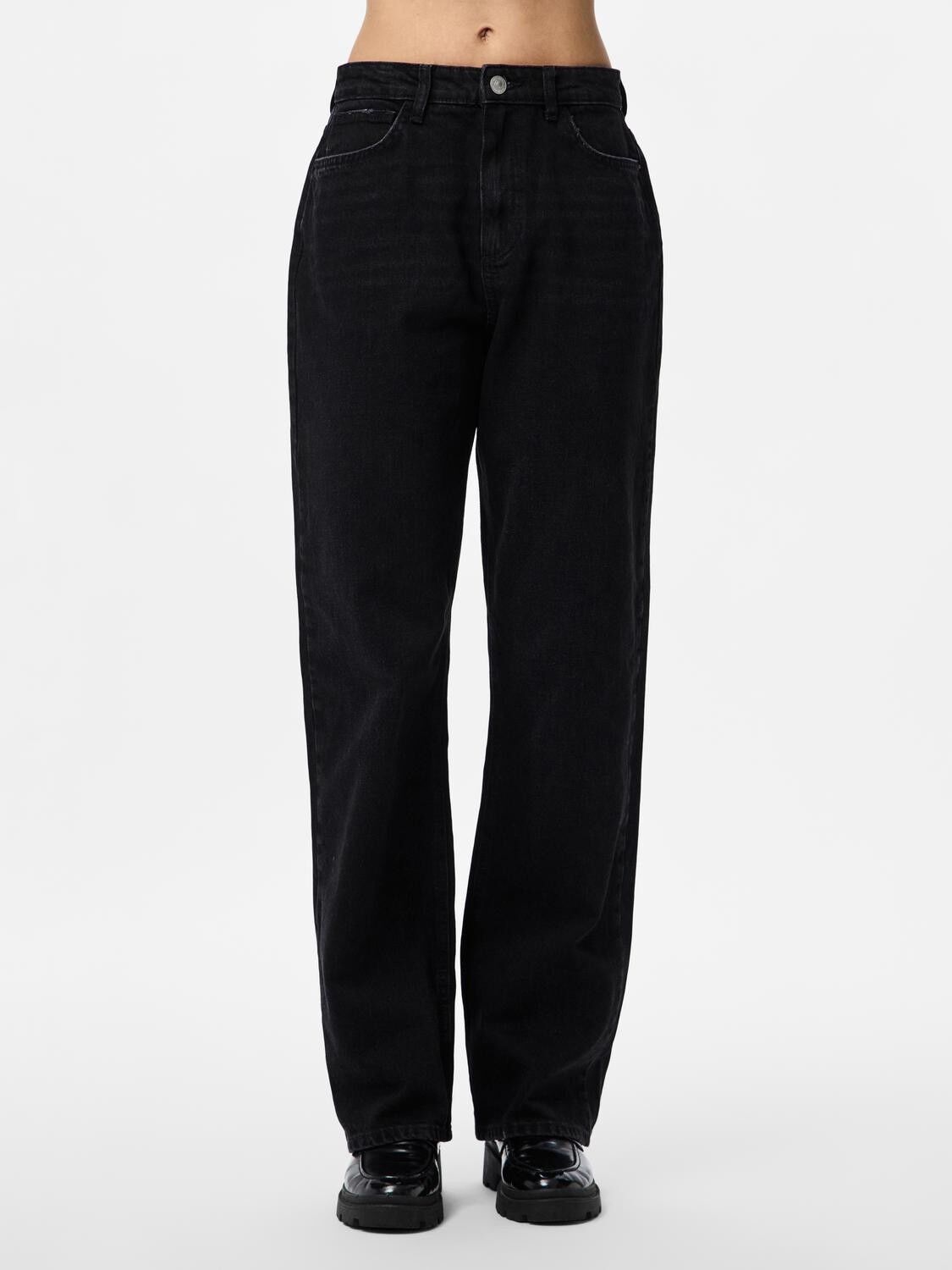 PCKATE HW STRAIGHT JEANS BL NOOS BC