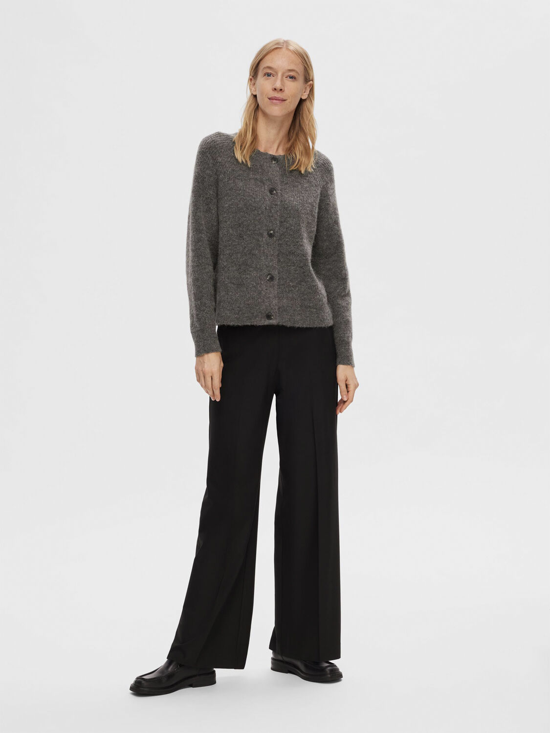 Slflulu Ls Knit Short Cardigan Noos