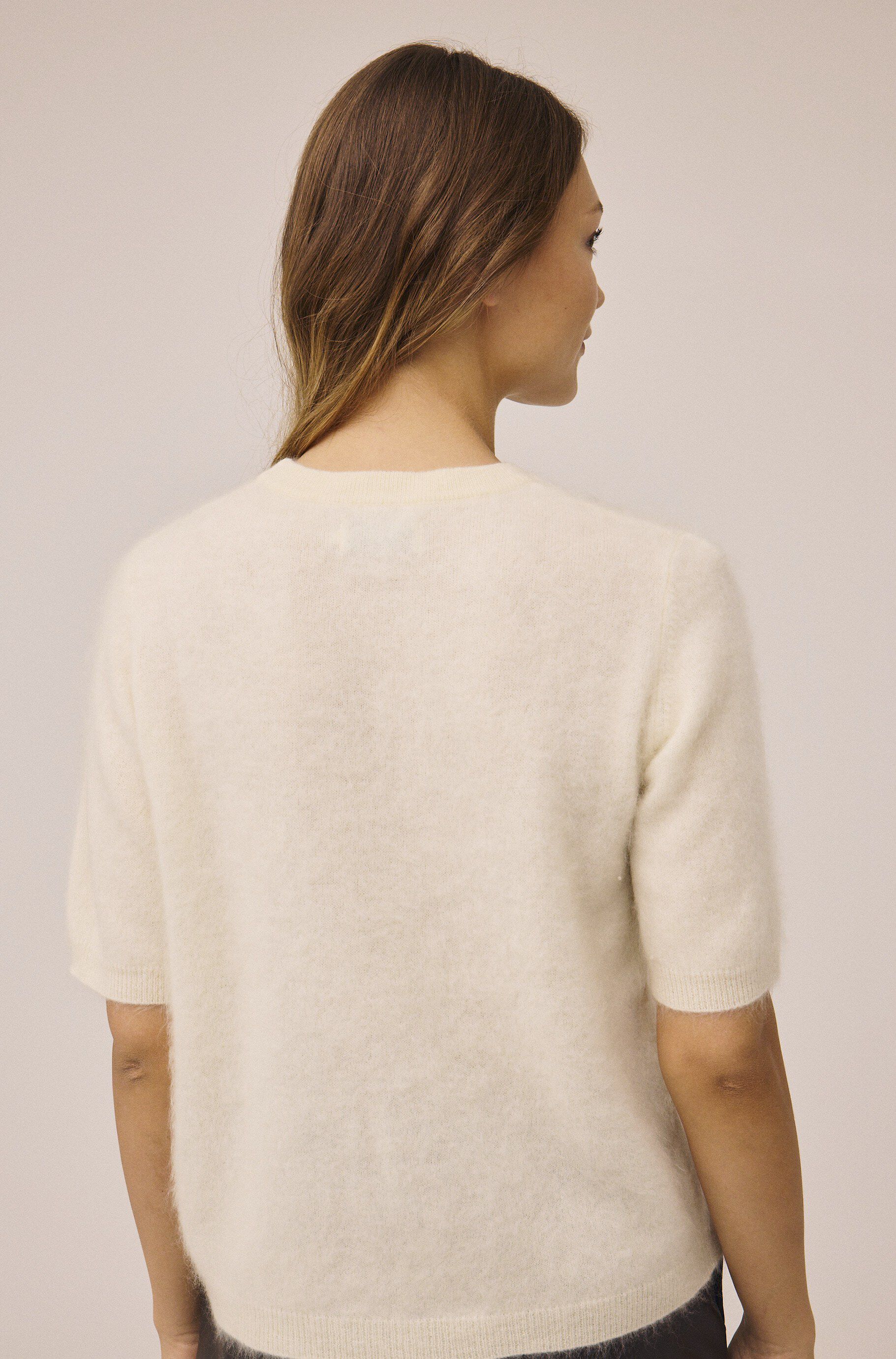 Geneve 1 S/S Knitted top - 100% Cashmere GCS