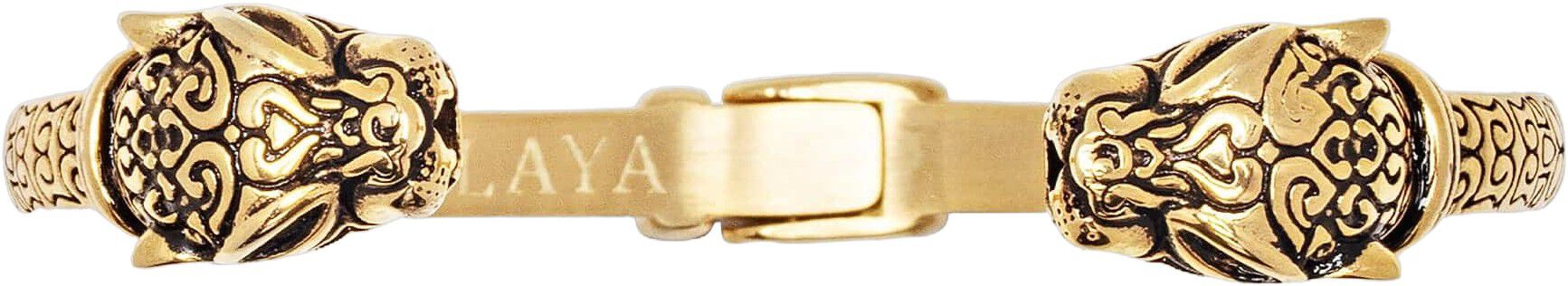 Men's Panther Bangle in Gold