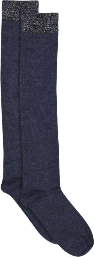 Wool/silk knee socks