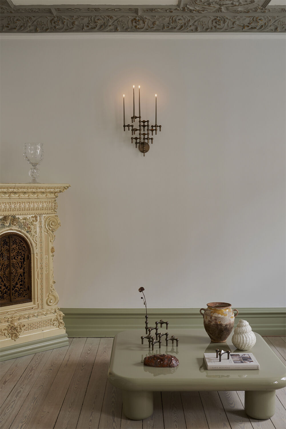 STOFF Nagel wall hanger - bronzed brass/bruneret messing