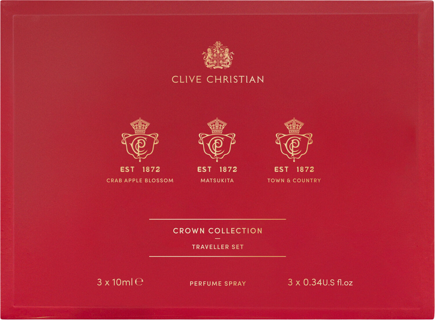 Crown Collection Traveler Set 3 X 10 ml
