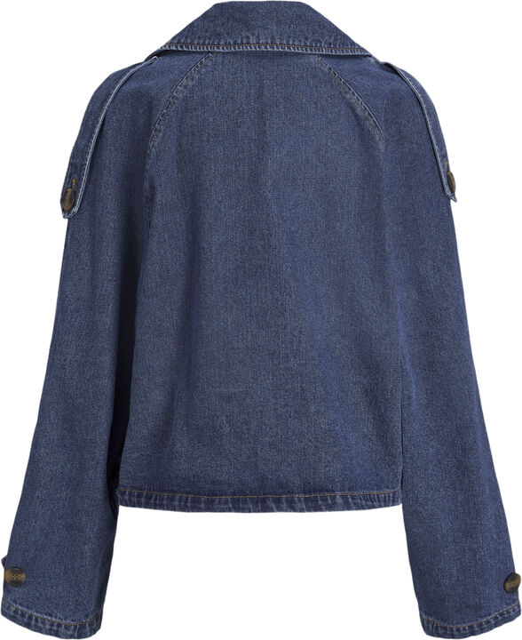 JXCARLIE SHORT LS DENIM TRENCHCOA D