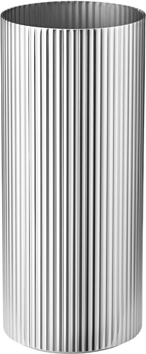 BERNADOTTE VASE STAINLESS STEEL MEDIUM