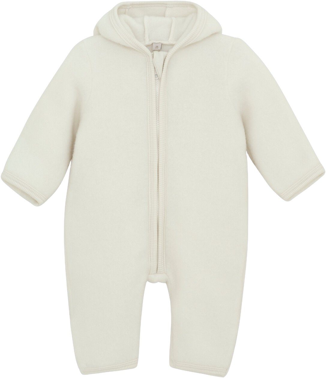Pram Suit Ears Wool Fleece