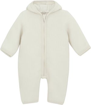 Pram Suit Ears Wool Fleece