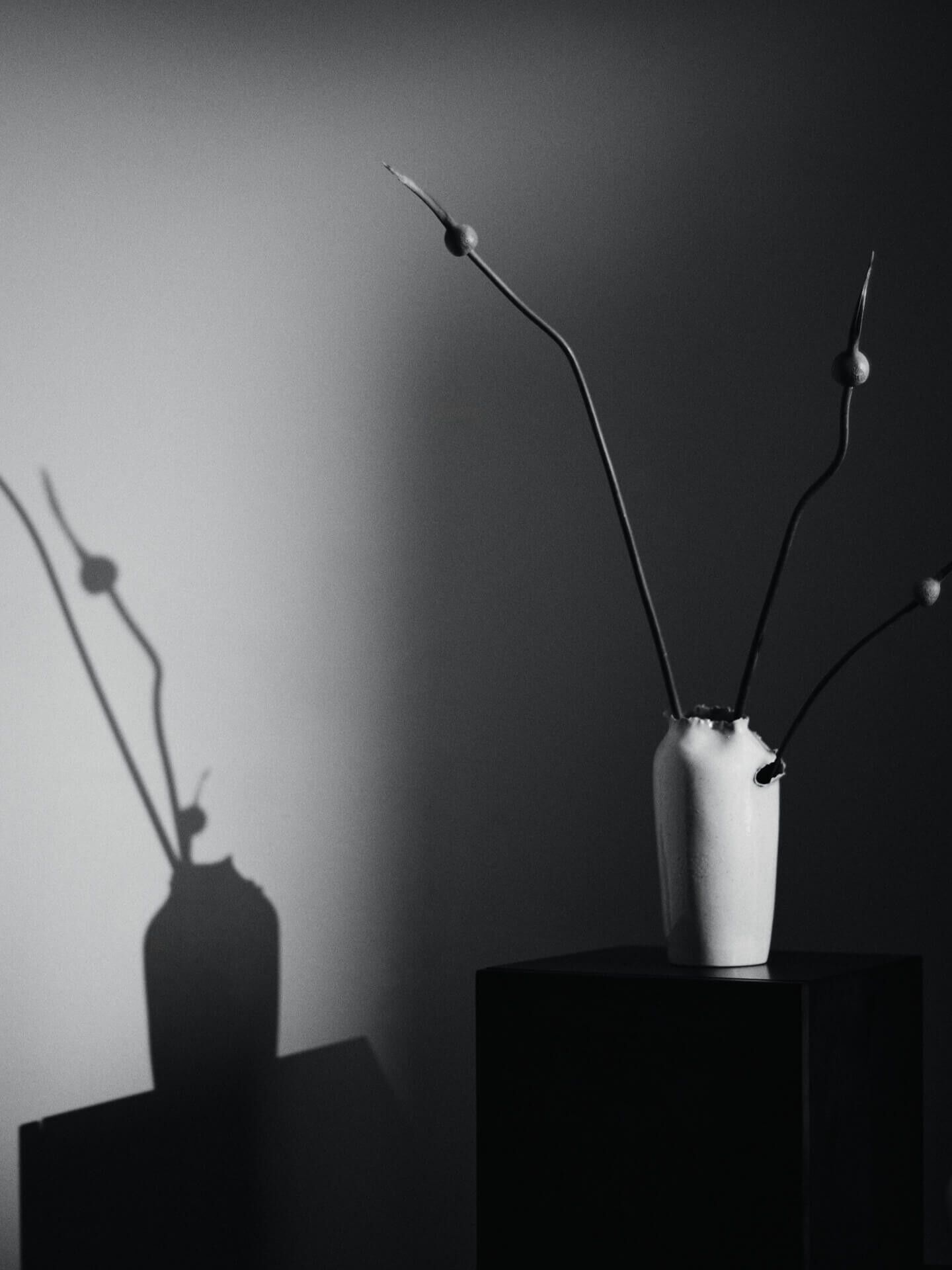 Tereo Tall Vase - H27 - Off-white S