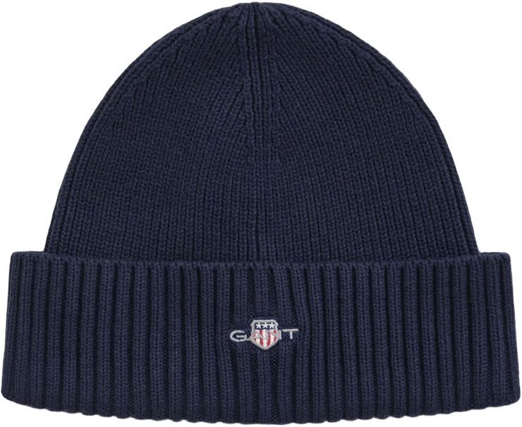 COTTON BLEND LOGO BEANIE