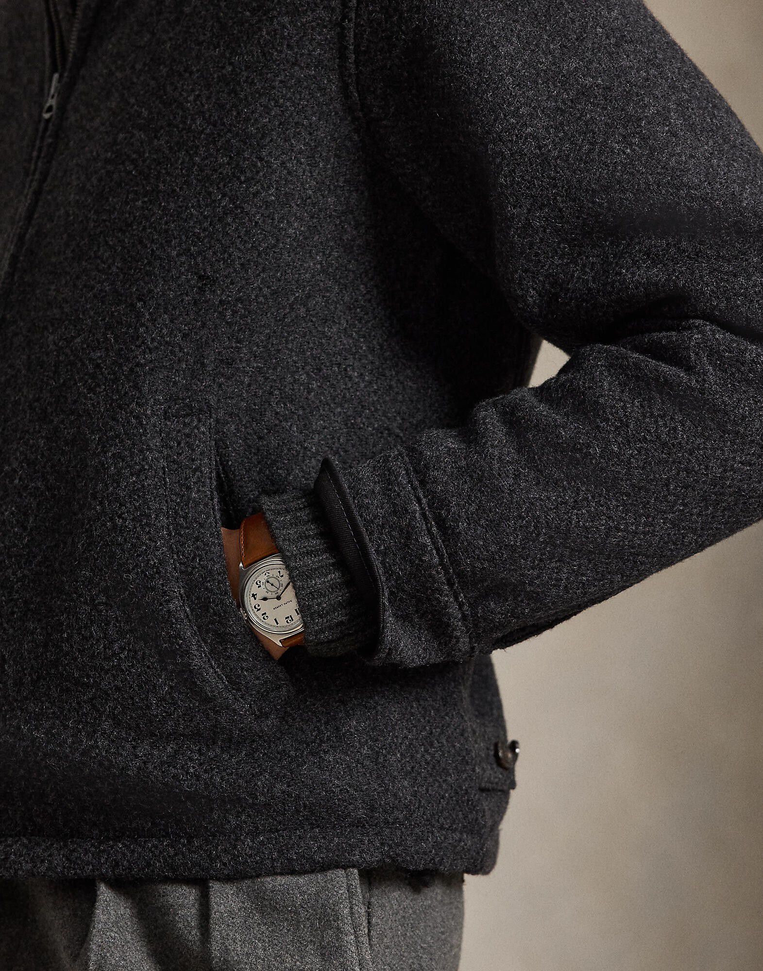 BRKN TWLL WOOL BLND-WVN-JACKET