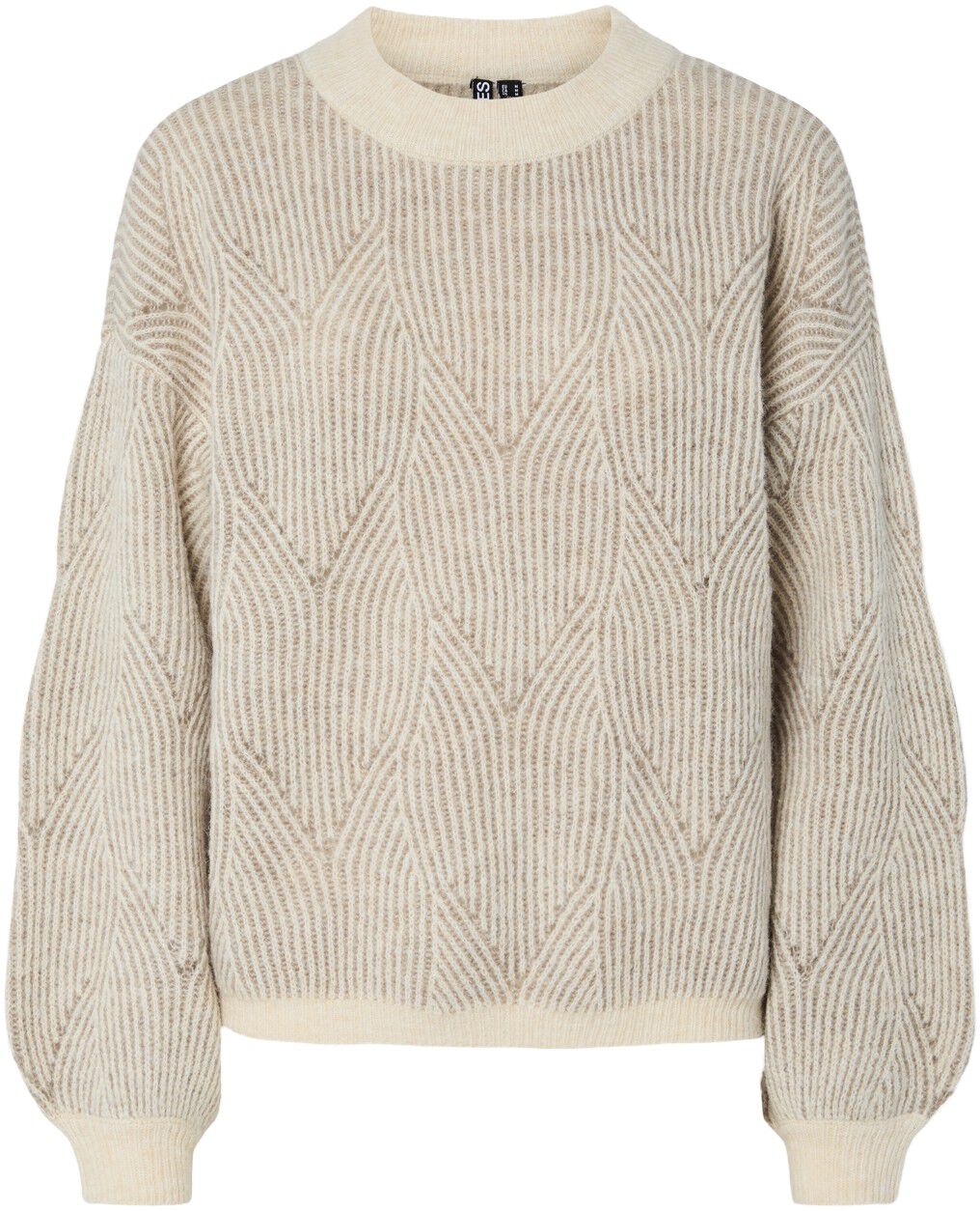 PCJENNA LS O-NECK KNIT NOOS BC