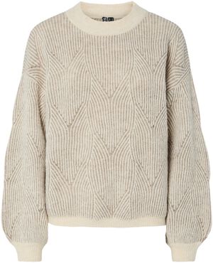 PCJENNA LS O-NECK KNIT NOOS BC