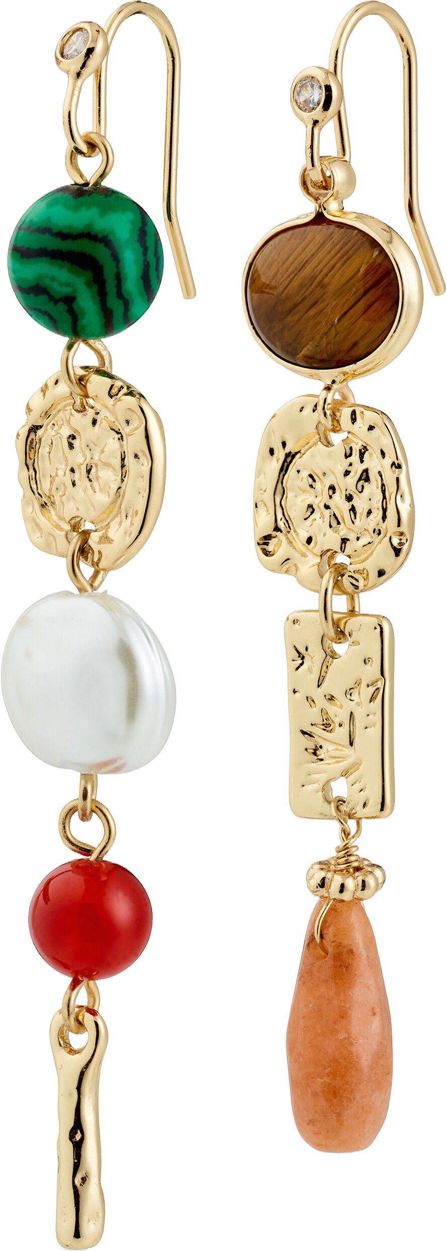 SENSE &oslash;reringe guldbelagt/multi