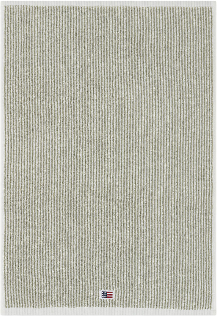 Original Towel White/Vintage Green Striped