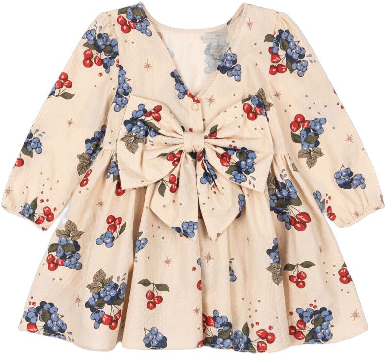 AVI LS BOW DRESS GOTS