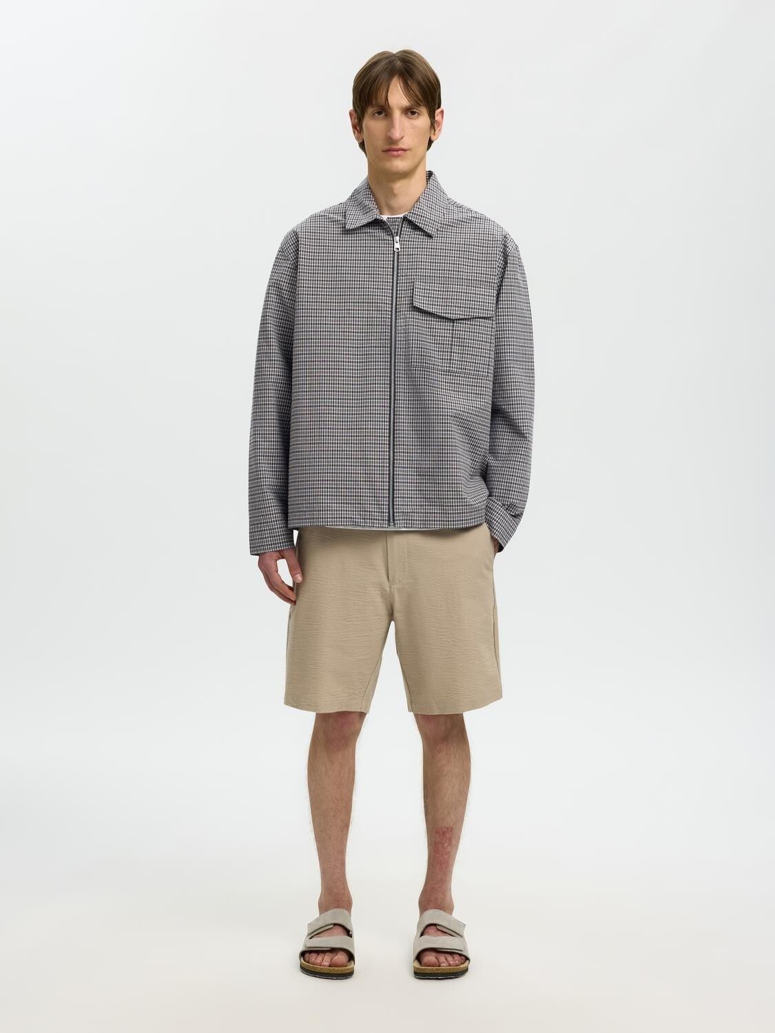 SLMRLXMATT ZIP OVERSHIRT