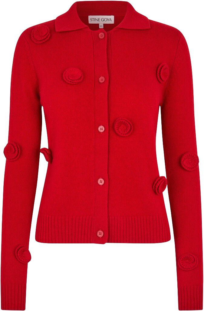 2530 Dense Wool Knit, Button Up Long Sleeve Polo Knit