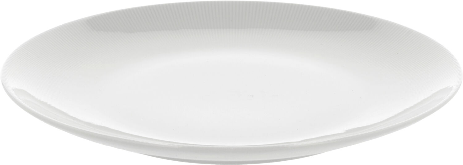 Tallerken flat Eventail 28 cm Hvit