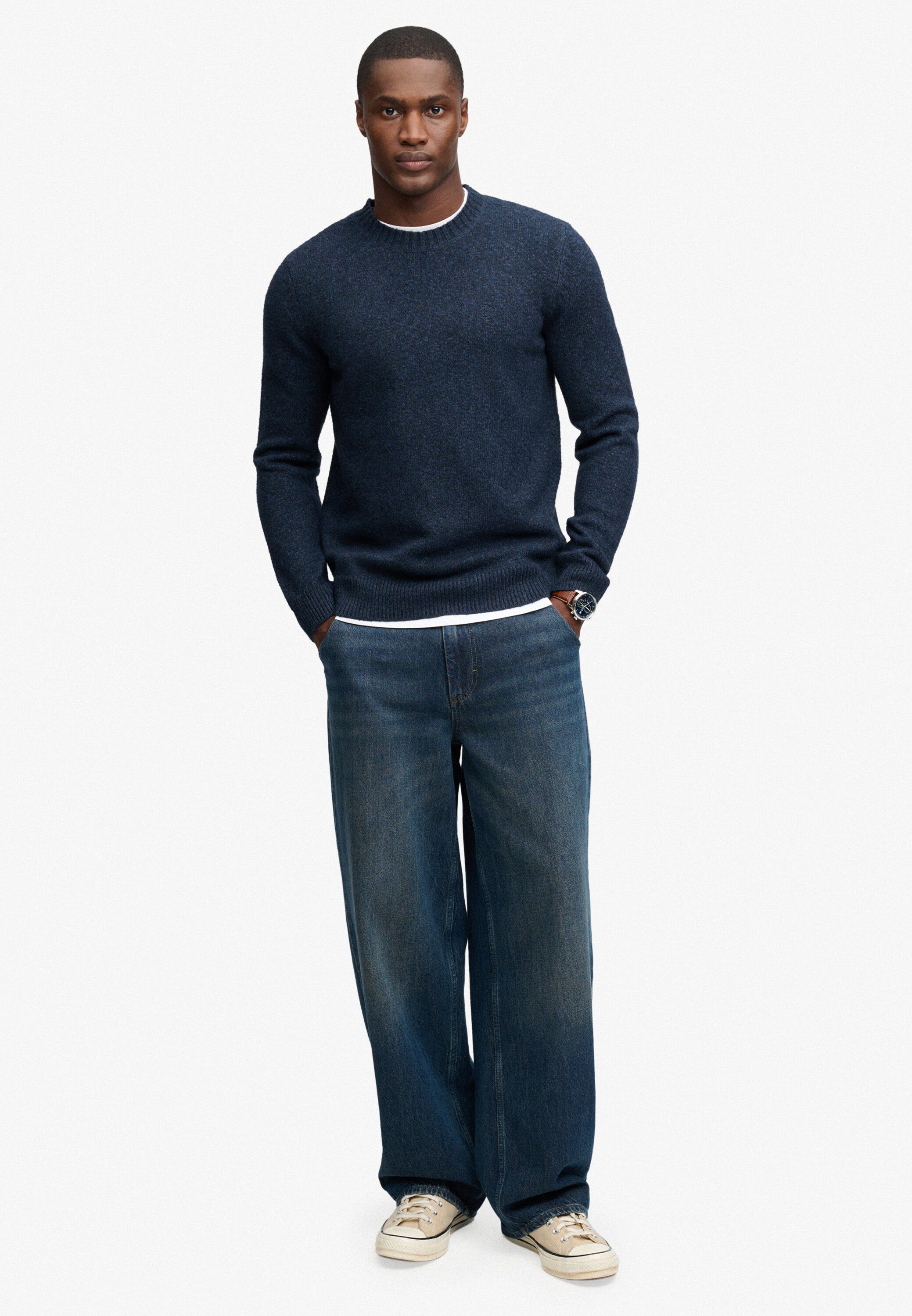 BRUSHED KNITTED JUMPER