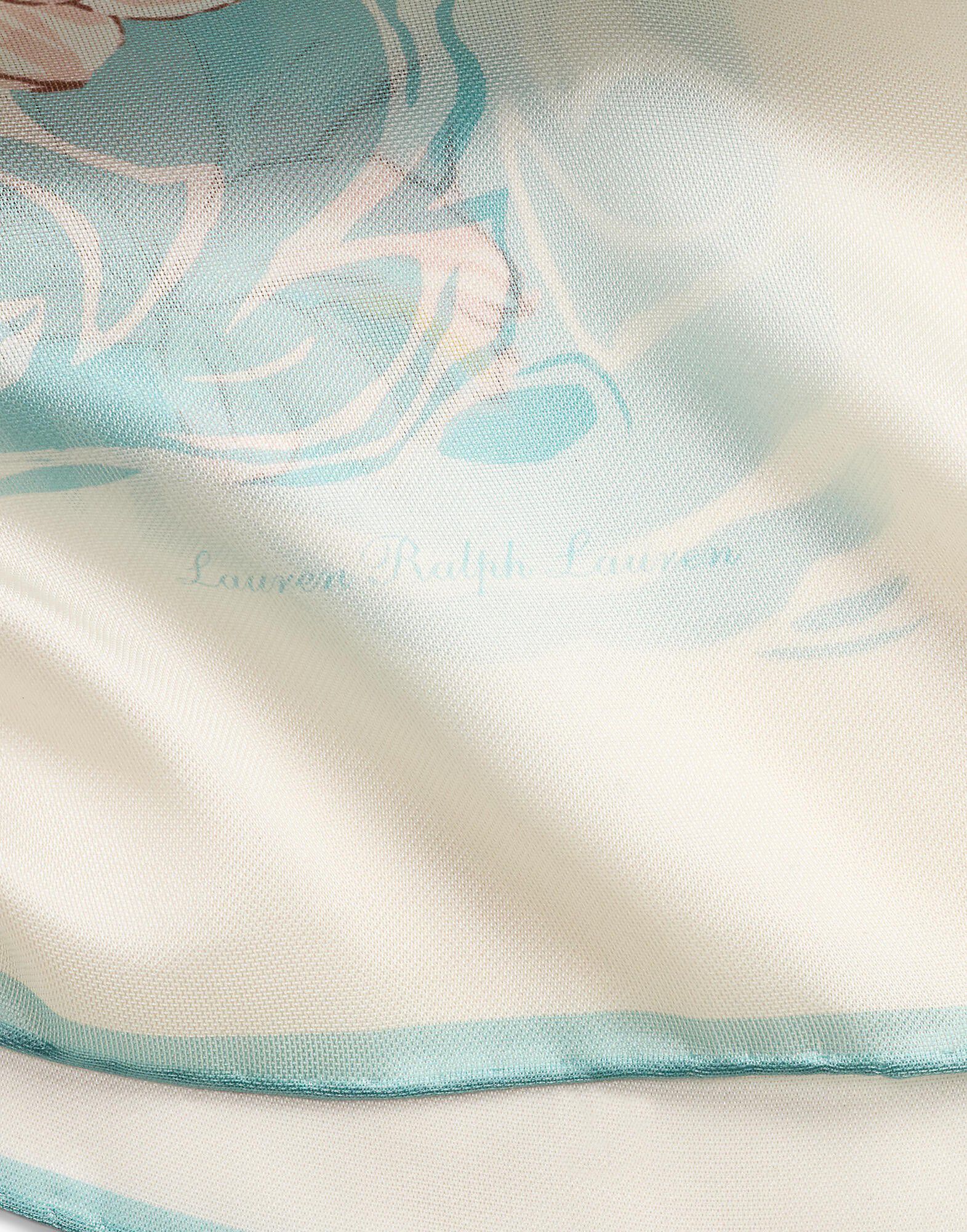 Floral Silk Square Scarf