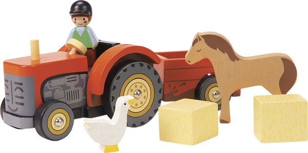 Tender Leaf - Traktor med anhænger
