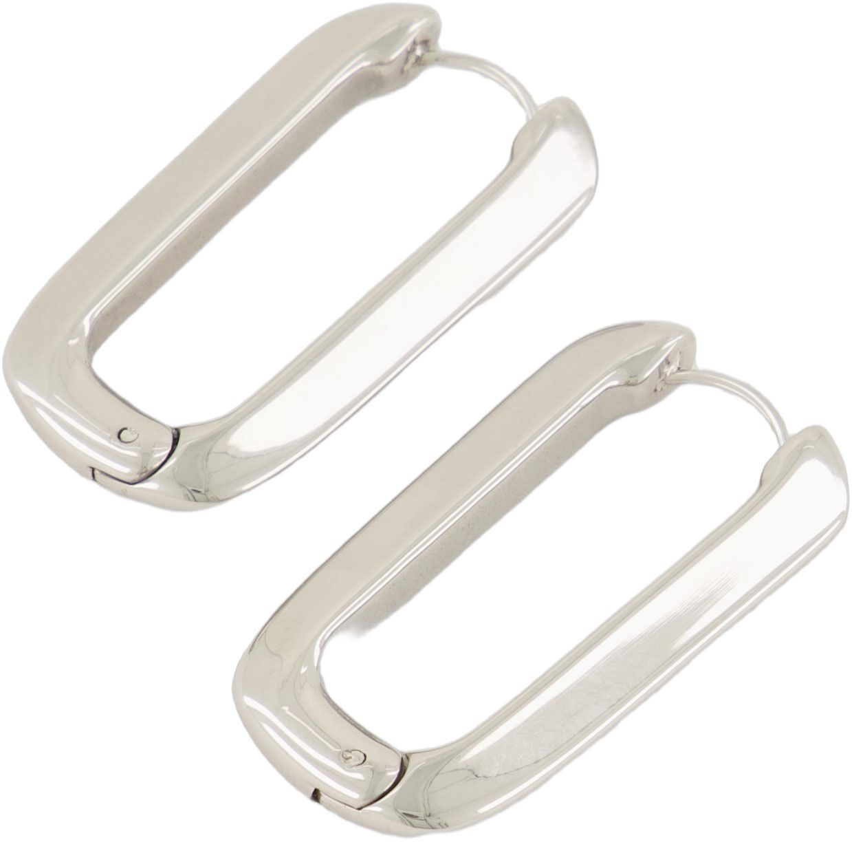 Shapes rectangular drop earrings