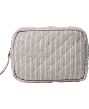 Moira 3 G make up bag Beige Stripe